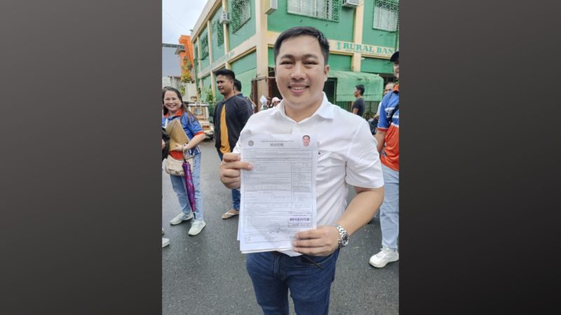 VM L.A. Ruanto naghain ng COC para tumakbo bilang alkalde sa Infanta, Quezon