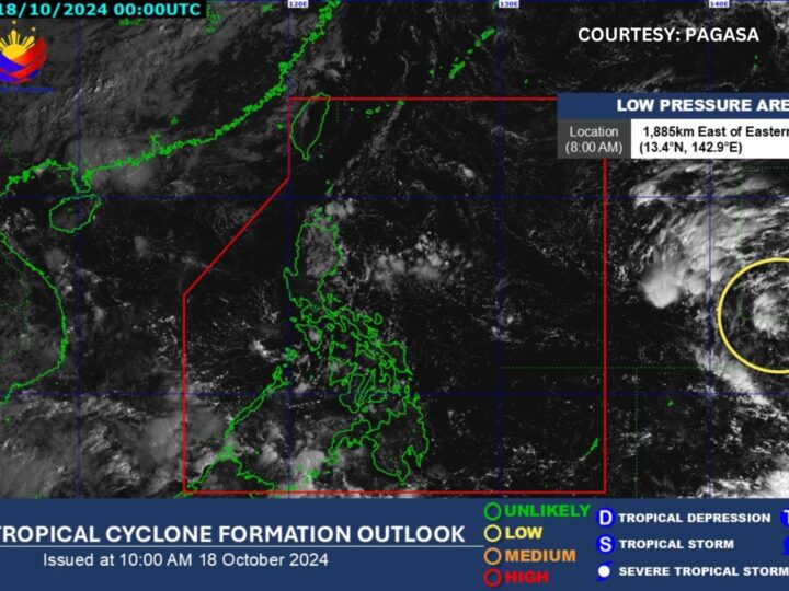 LPA sa labas ng bansa binabantayan ng PAGASA