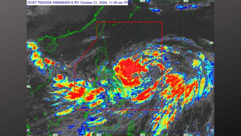 Bagyong Kristine napanatili ang lakas; Signal Number 1 nakataas sa 20 lugar sa bansa