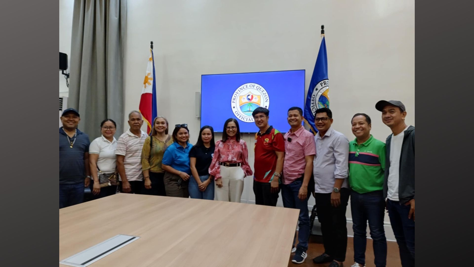 QFPTA  officers nag-courtesy call kay Quezon Gov. Tan; mahahalagang plano at kahilingan, inilatag