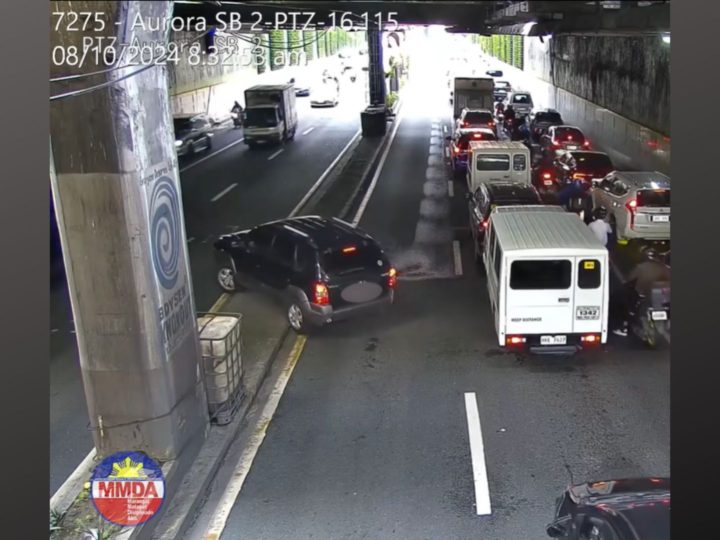 May-ari ng SUV na nag-U turn sa EDSA Aurora Tunnel ipinatatawag ng LTO