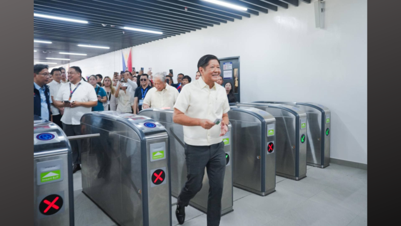 Pang. Marcos pinangunahan ang inagurasyon sa Phase 1 ng LRT-1 Cavite Extension Project