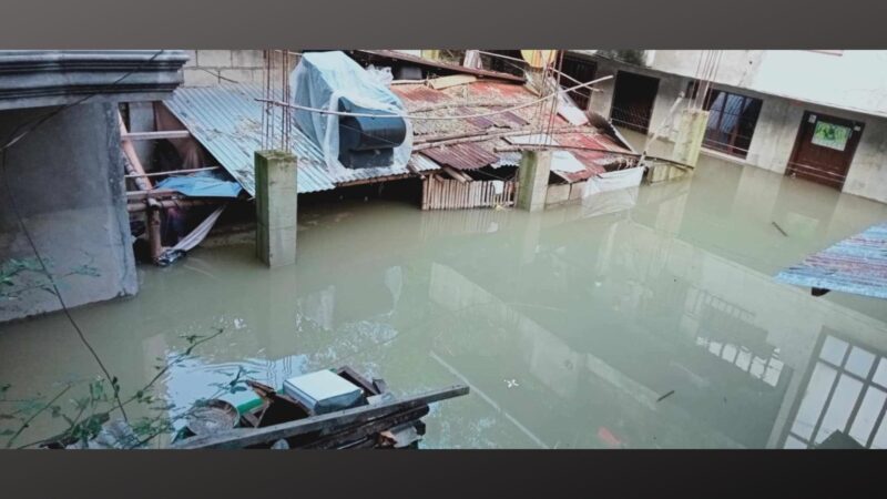 Bahagi ng Tuguegarao City sa Cagayan binaha dahil sa pagtaas ng water level sa Cagayan River