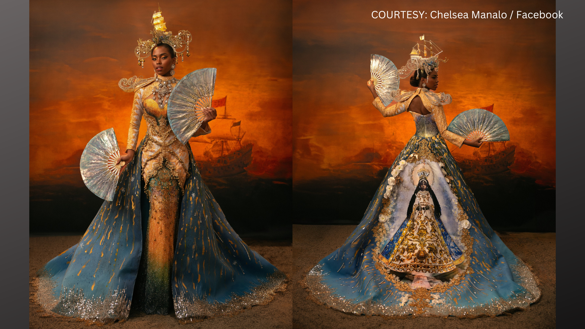 Relihiyon sa Pilipinas tampok sa national costume ni Chelsea Manalo