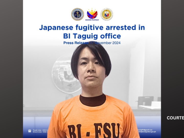 Puganteng Japanese arestado habang nagre-renew ng ng visa sa BI