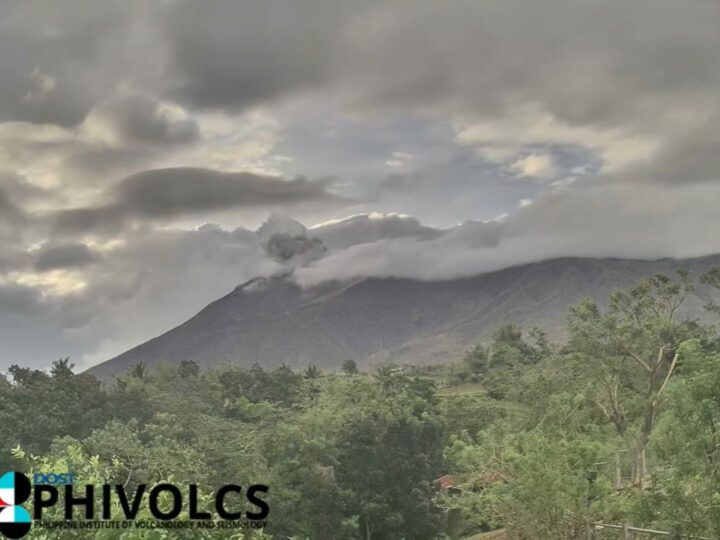 Mahigit 5,000 tonnes ng sulfur dioxide ibinuga ng Mt. Kanlaon