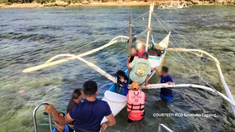 3 crew ng nasirang yate sa Occidental Mindoro, nailigtas ng PCG