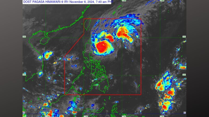 Signal No. 2 nakataas sa ilang bahagi ng extreme Northern Luzon