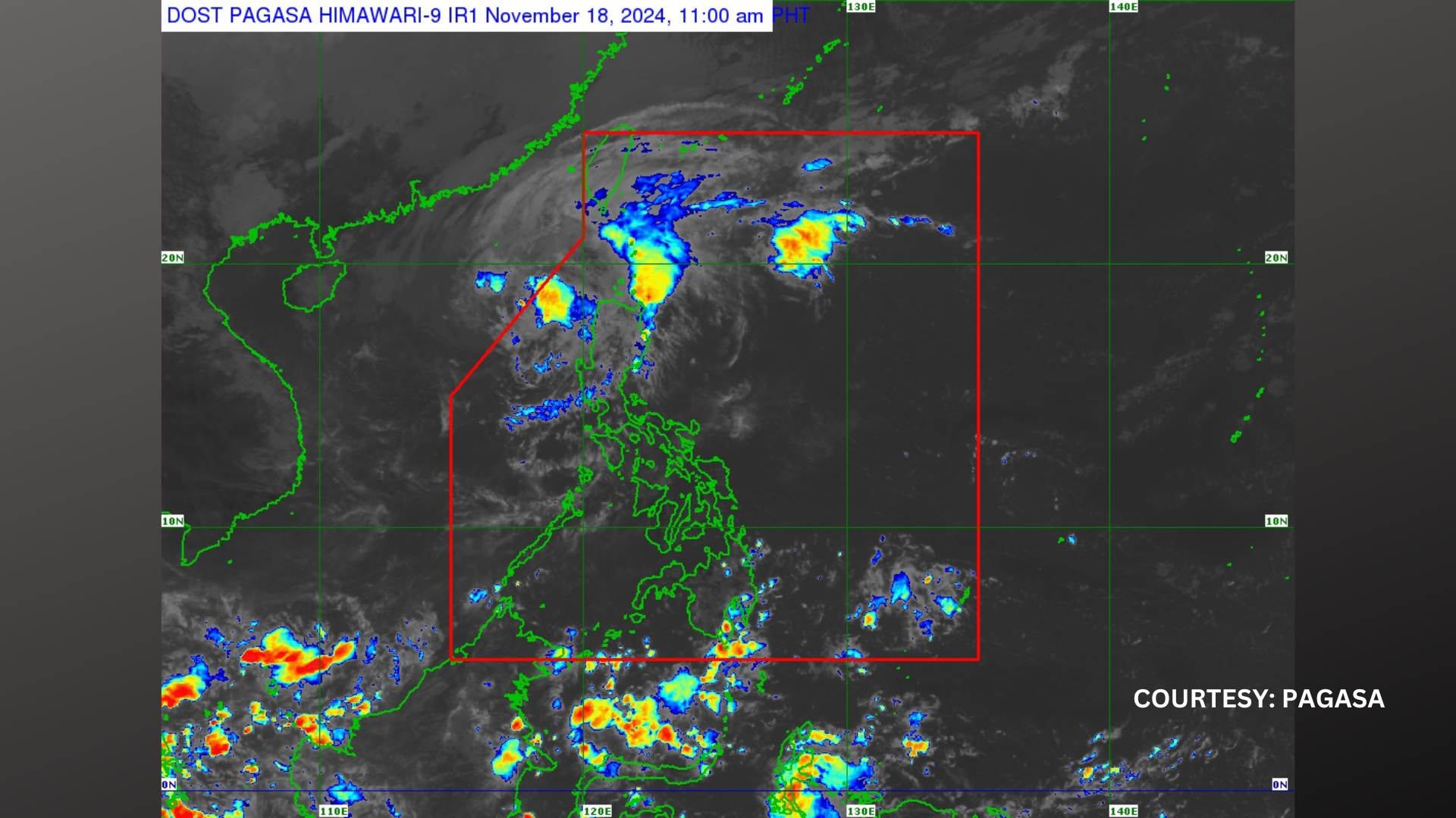 Bagyong Pepito humina pa; Signal No. 1 nakataas pa rin sa 5 lugar sa bansa