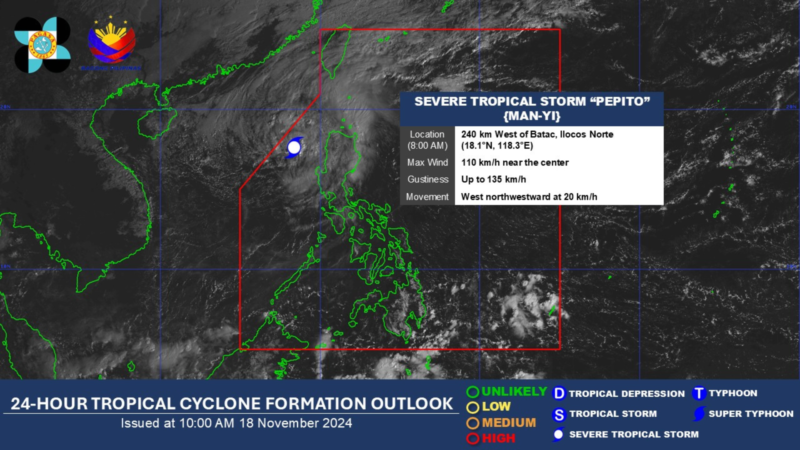 Pahinga muna sa bagyo; walang bagyong mabubuo o papasok sa bansa sa susunod na mga araw ayon sa PAGASA