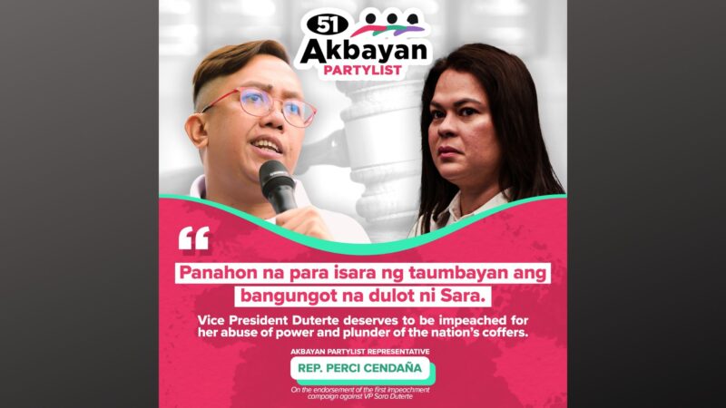 Unang impeachment complaint laban kay VP Sara Duterte inihain sa Kamara