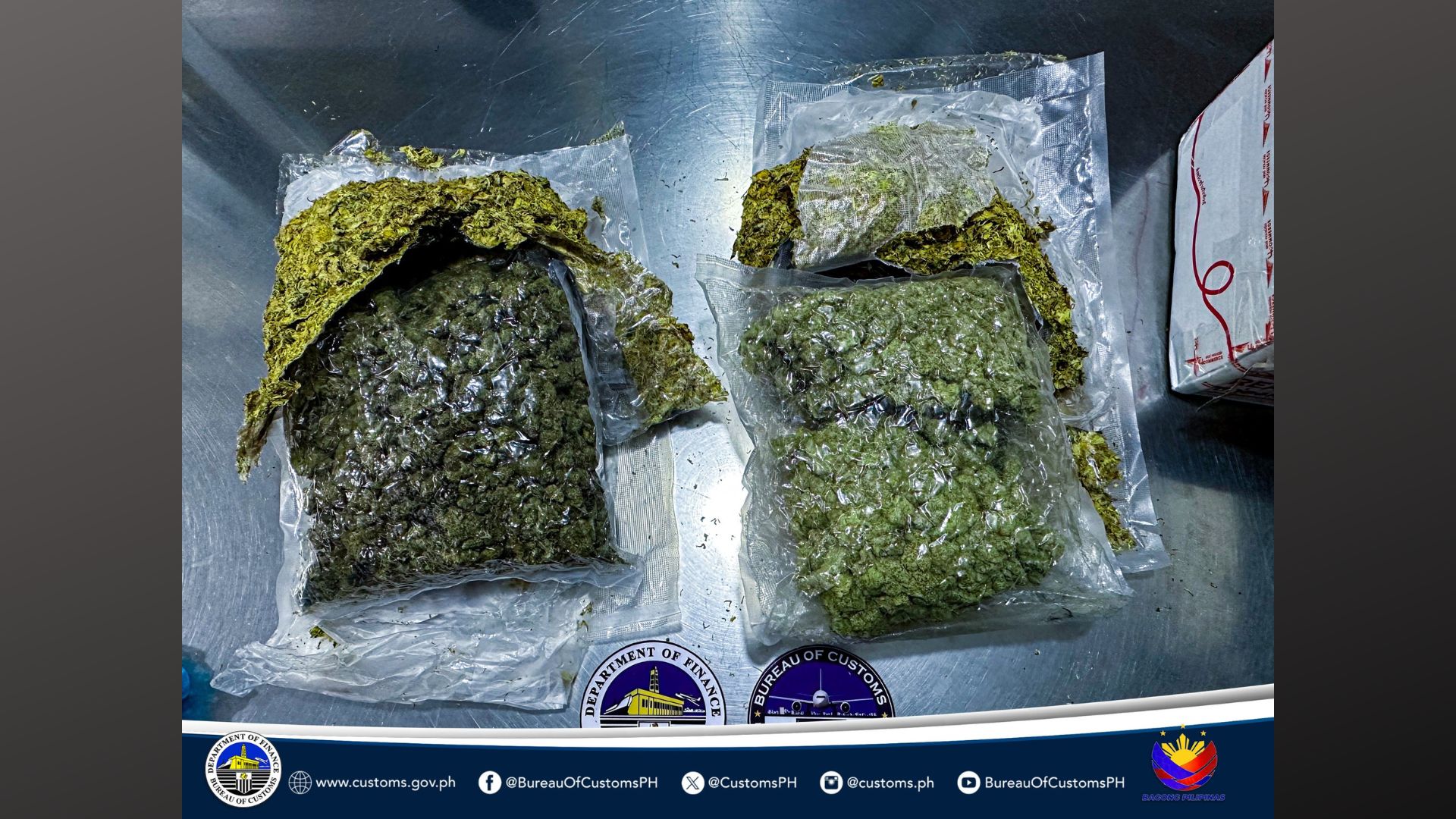 P1.4M na halaga ng high-grade marijuana, nakumpiska sa Pasay City