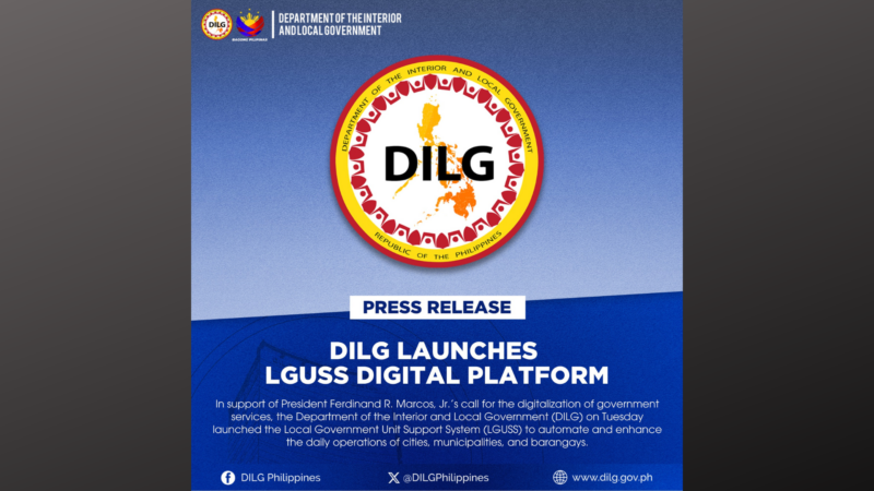 LGU Support System inilunsad ng DILG para sa target na digitalization