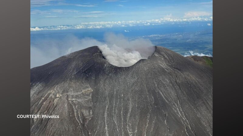 OCD nagsagawa ng aerial survey sa Kanlaon Volcano