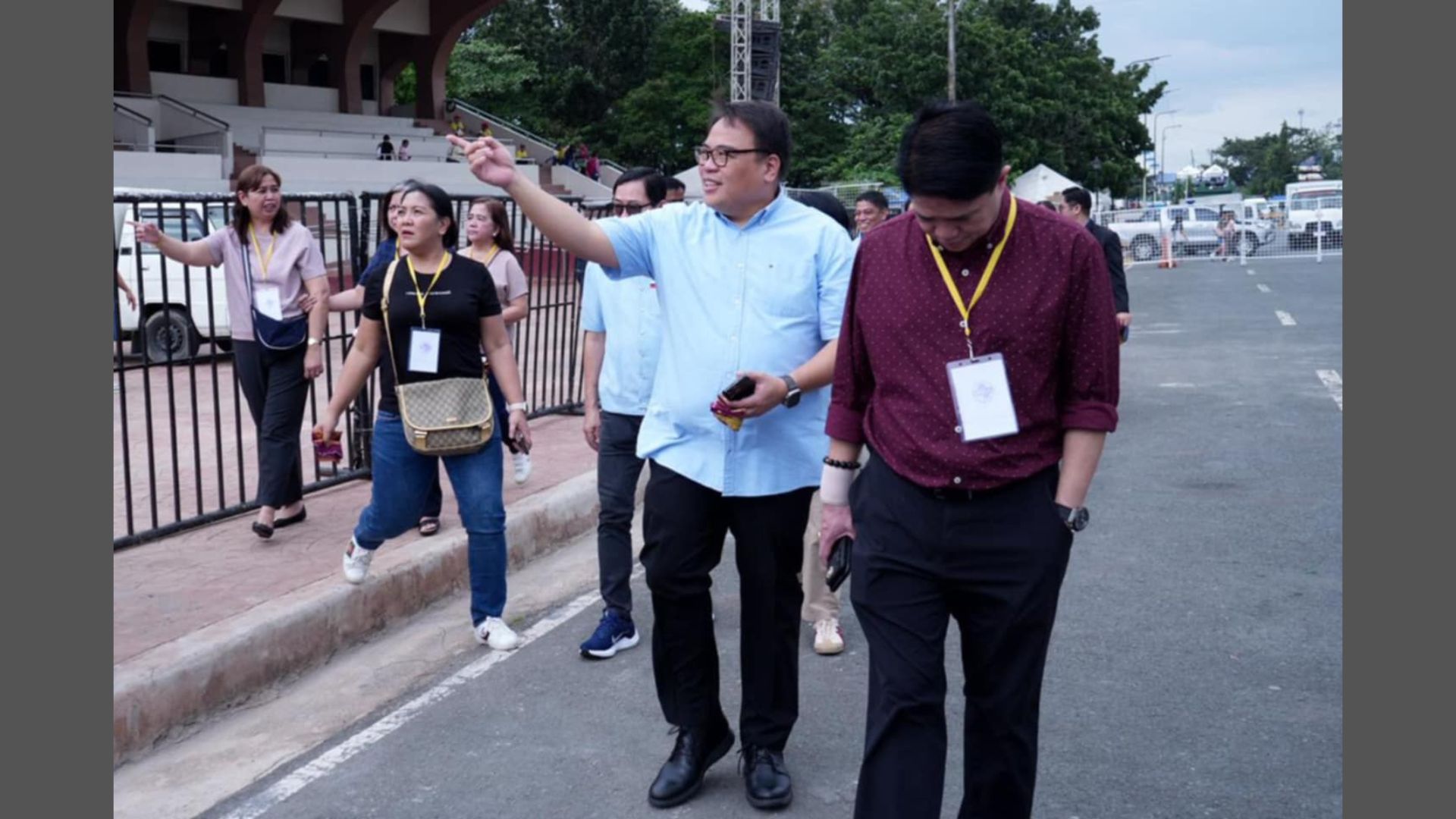 MMDA nag-inspeksyon sa Quirino Grandstand bago ang Traslacion