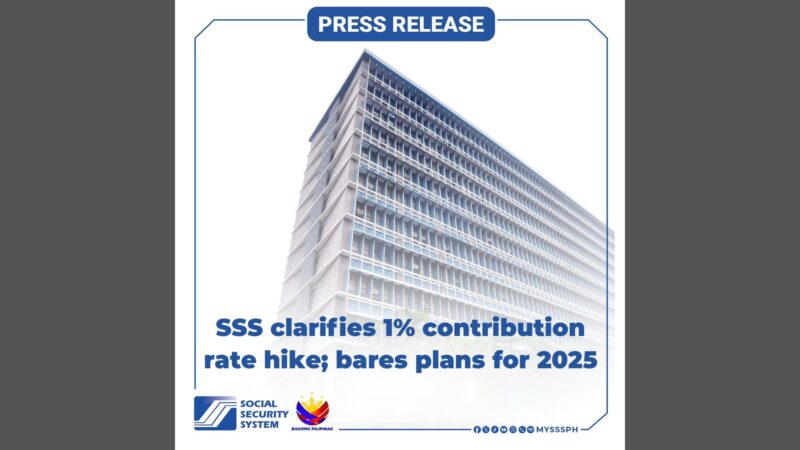 1 percent contribution rate hike ng SSS epektibo na ngayon buwan