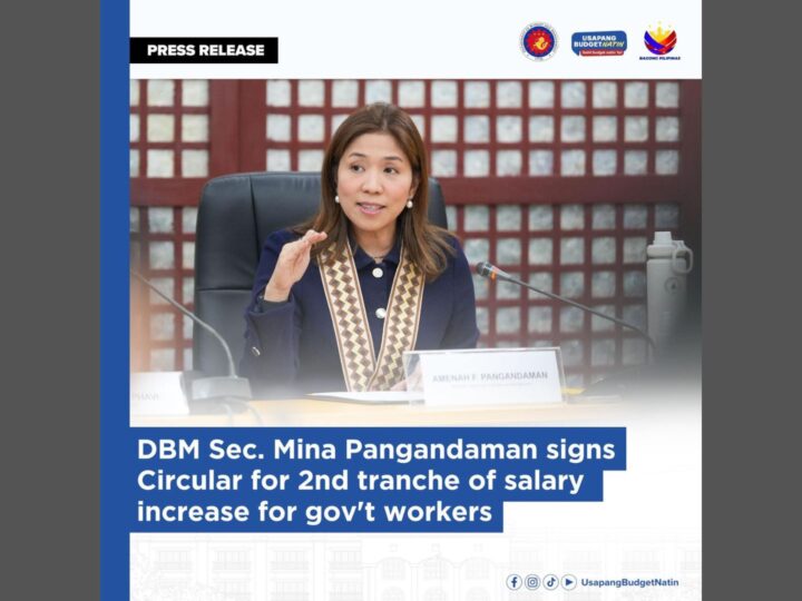 Second tranche ng salary increase para sa gov’t workers, kasado na