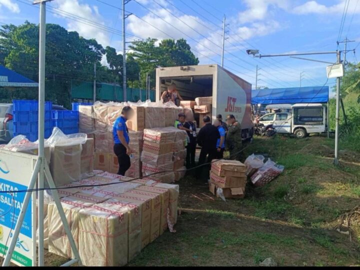 P9.8M na halaga ng smuggled na sigarilyo nakumpiska sa Davao City