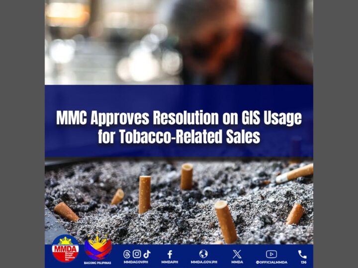 Geographical Information System gagamitin na sa mga nagbebenta ng sigarilyo at e-cigarettes sa Metro Manila