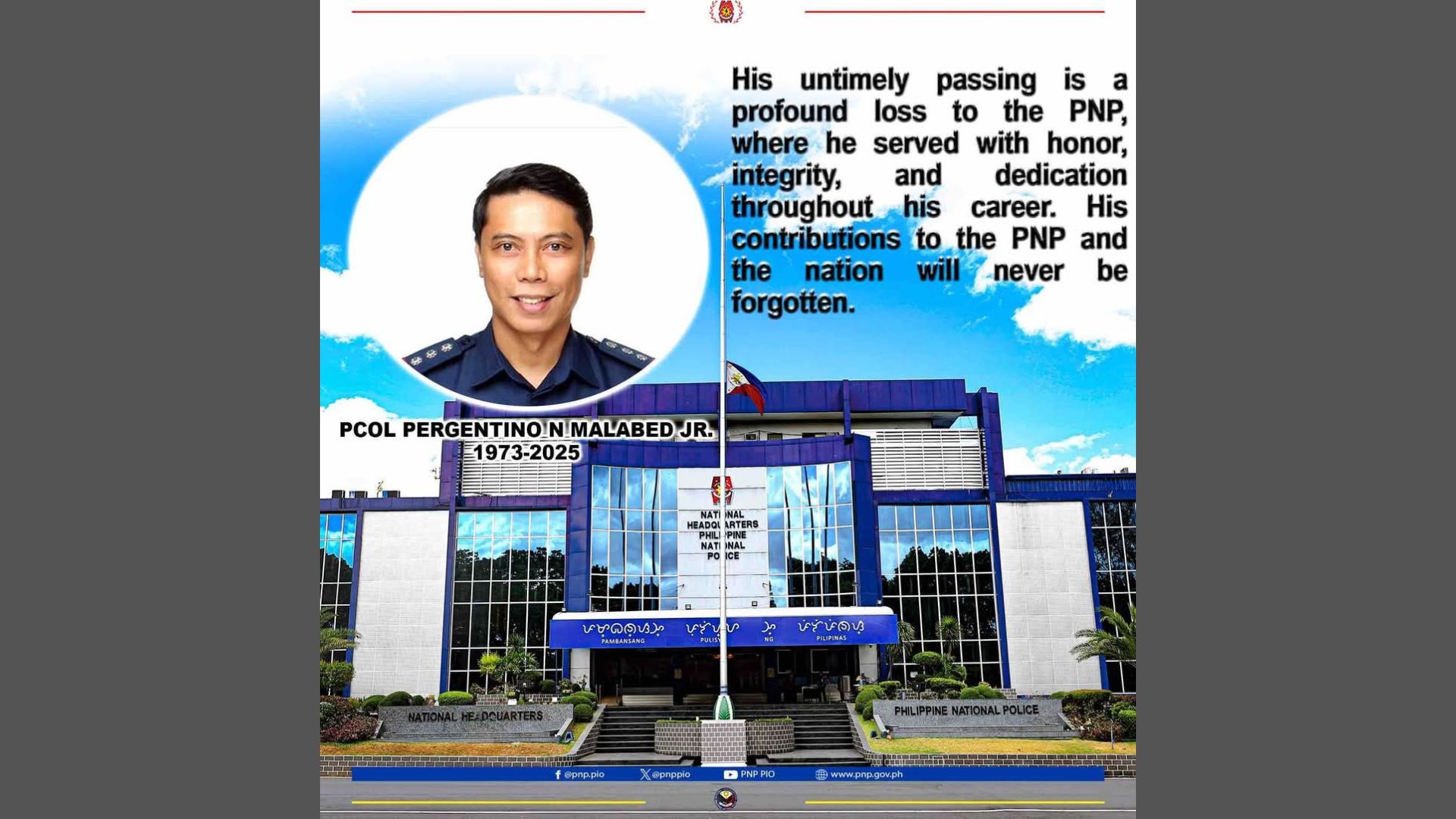 PNP official kabilang sa nasawi sa aviation incident sa Washington