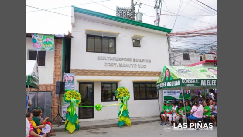 Bagong 2-storey Multi-Purpose Building sa Las Piñas City pinasinayaan