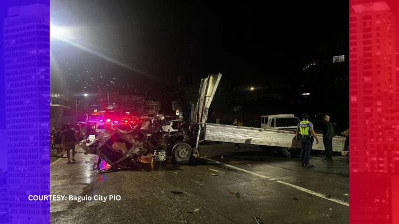 Tatlo patay sa aksidente sa Baguio City