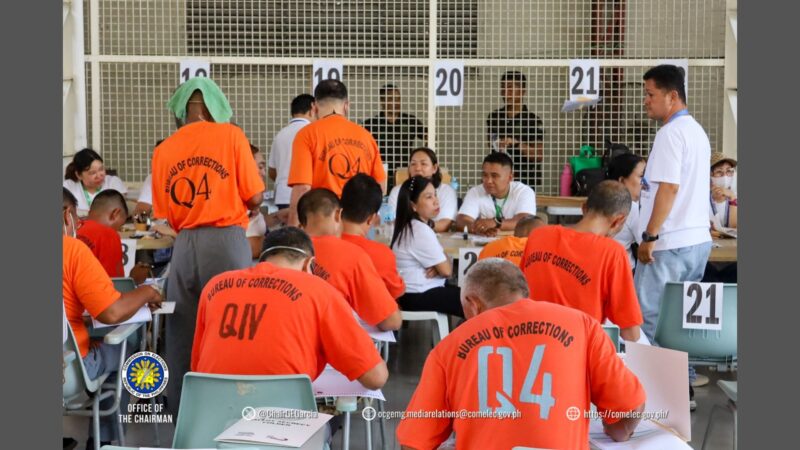 Mga botanteng PDL sa Bilibid nagsimula na ding bumoto