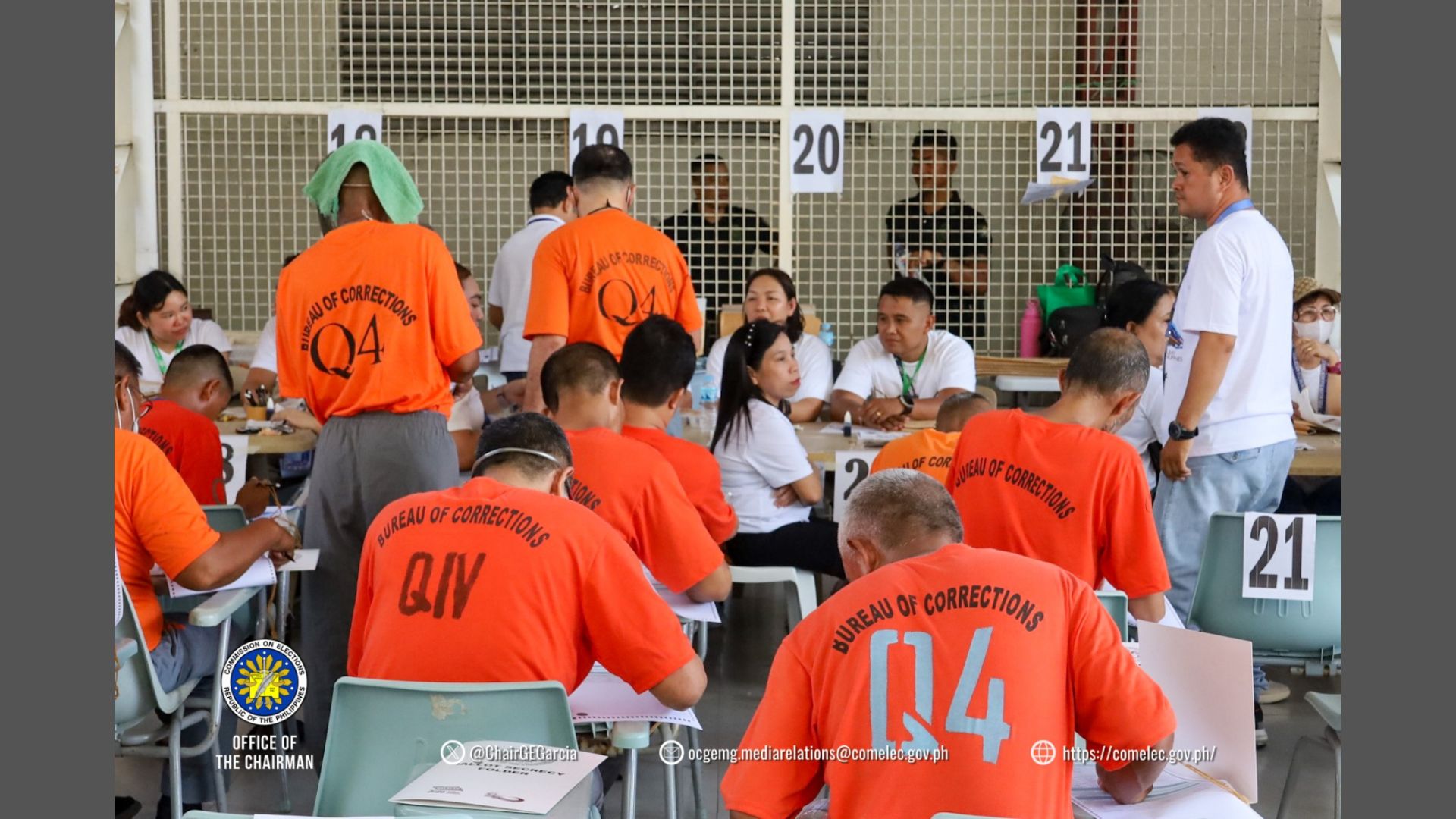 Mga botanteng PDL sa Bilibid nagsimula na ding bumoto