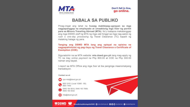 Mga aplikante para sa travel clearance pinag-iingat sa fixers