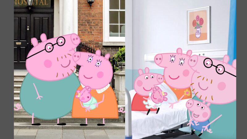 Mommy Pig nanganak na; baby girl pinangalanang Evie