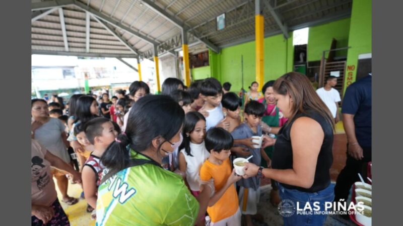Las Piñas City Nutrition Office nagsagawa ng feeding program para sa 800 bata sa CAA