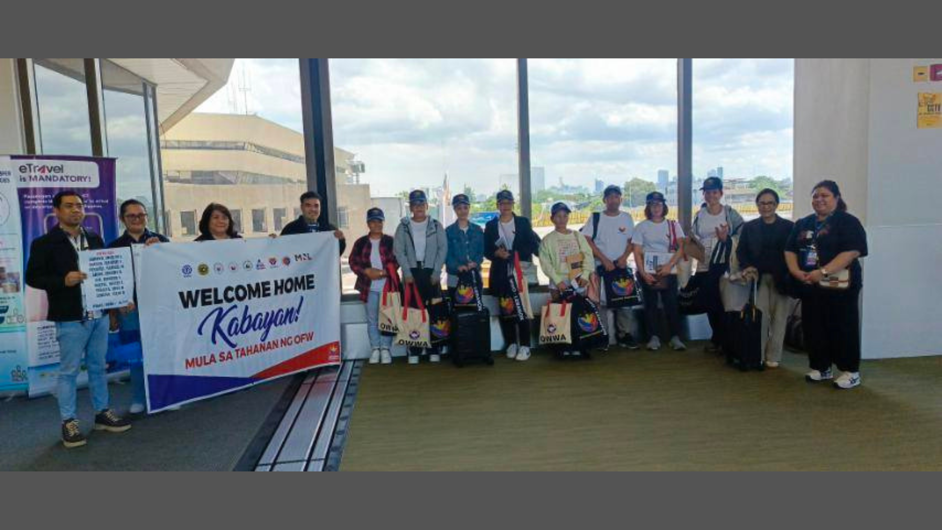 Walong OFWs mula Lebanon nakabalik na ng bansa