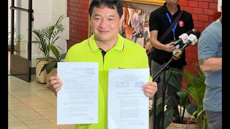 Reelectionist Batangas 2nd Dist. Rep. Luistro inireklamo ng kaniyang katunggali sa Comelec dahil sa paglabag umano sa Omnibus Election Code