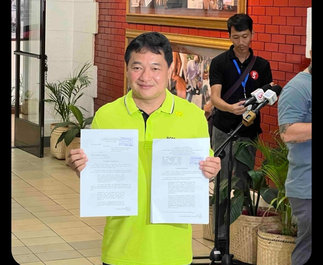 Reelectionist Batangas 2nd Dist. Rep. Luistro inireklamo ng kaniyang katunggali sa Comelec dahil sa paglabag umano sa Omnibus Election Code