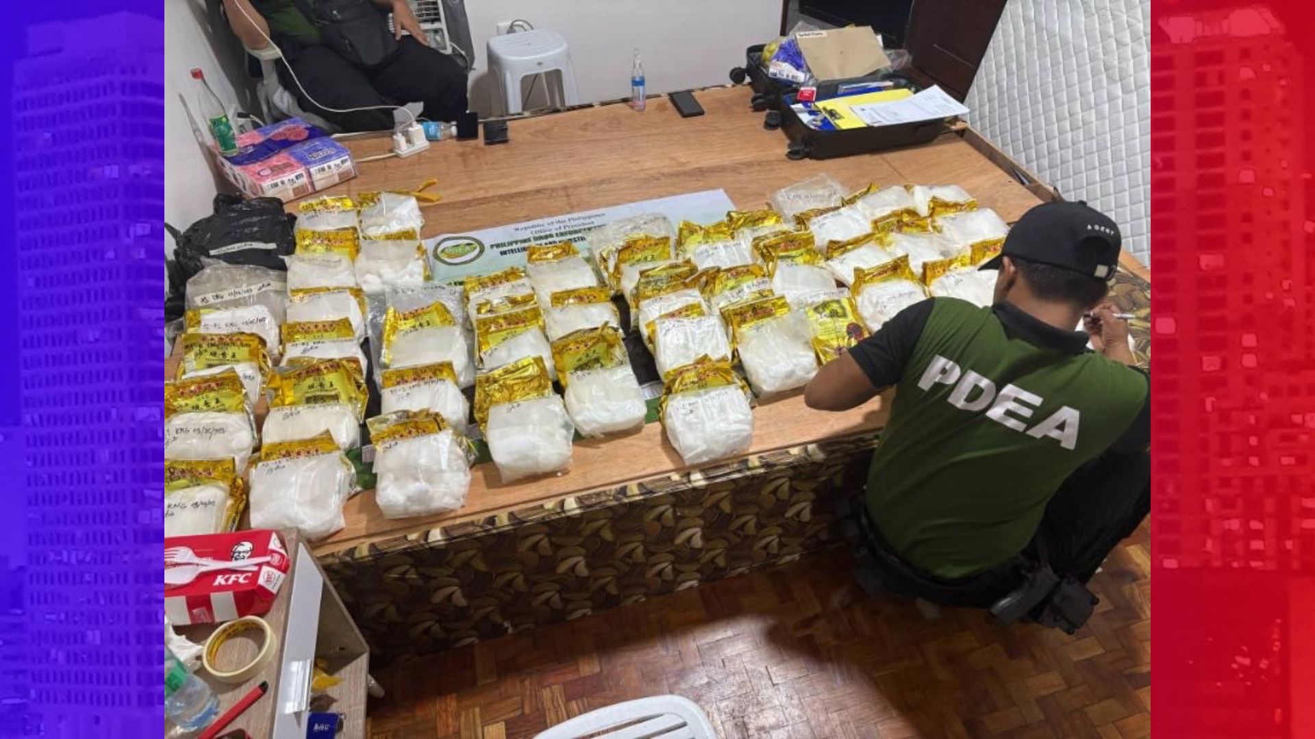 P1B na halaga ng ilegal na droga nakumpiska ng PDEA sa bahay ng isang Chinese National sa Angeles City