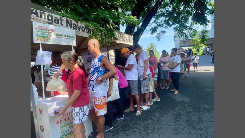 P20/kg na bigas sa Navotas maagang pinilahan