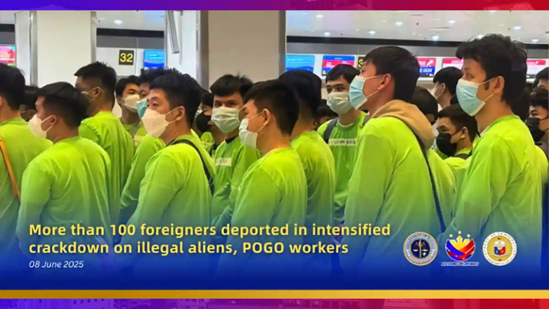 115 na dayuhan naipatapon palabas ng bansa ng BI sa unang linggo ng Hunyo