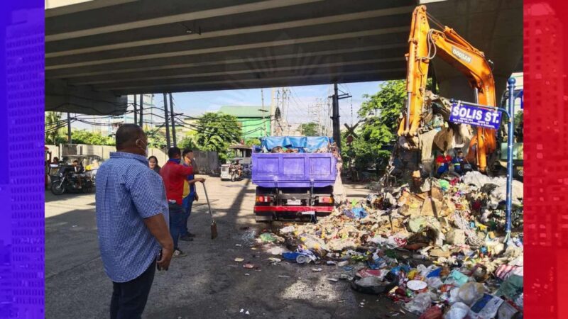 58 tonelada ng basura nahakot ng MMDA sa mga pangunahing lansangan sa lungsod ng Maynila