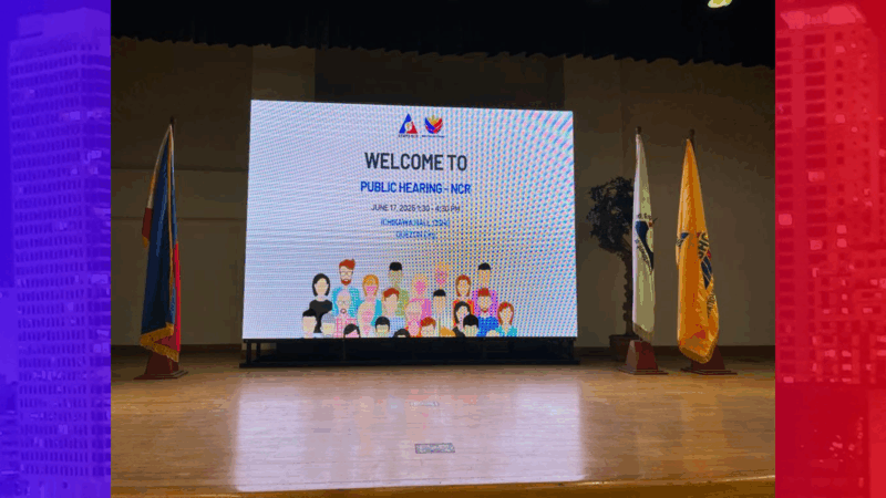 Hirit na dagdag-sahod sa NCR isinailalim na sa public hearing
