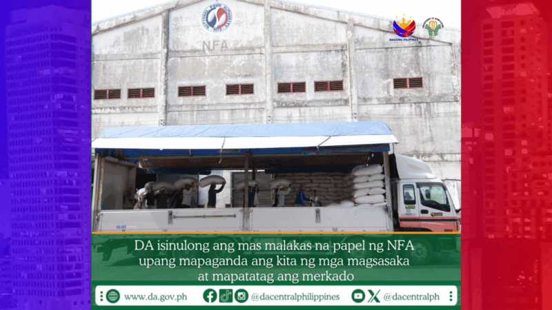 DA hihilinging maibalik ang kapangyarihan ng NFA na makapagbenta ng stock ng bigas; mas mataas na budget ihihirit din sa Kamara