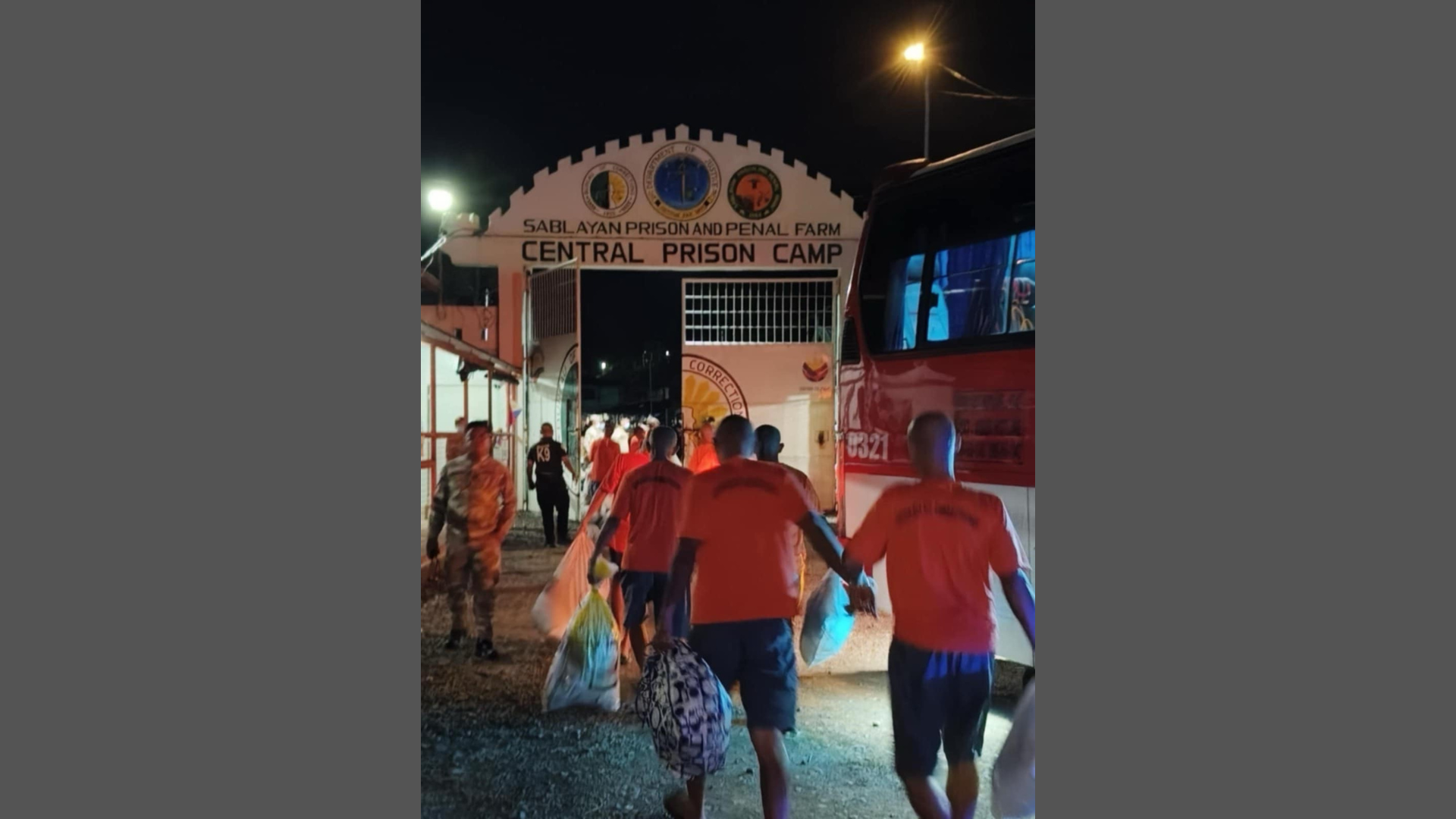 300 pang PDLs ng Bilibid inilipat sa kulungan sa Occidental Mindoro