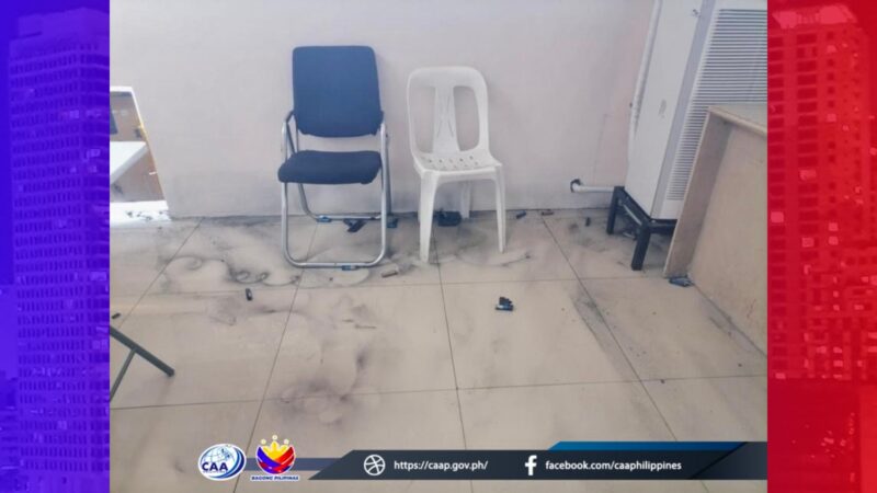 Power bank na nasa loob ng bagahe ng isang pasahero, nagliyab sa Roxas Airport