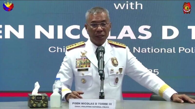 Police Maj. Gen. Torre pormal nang nanungkulan bilang PNP chief