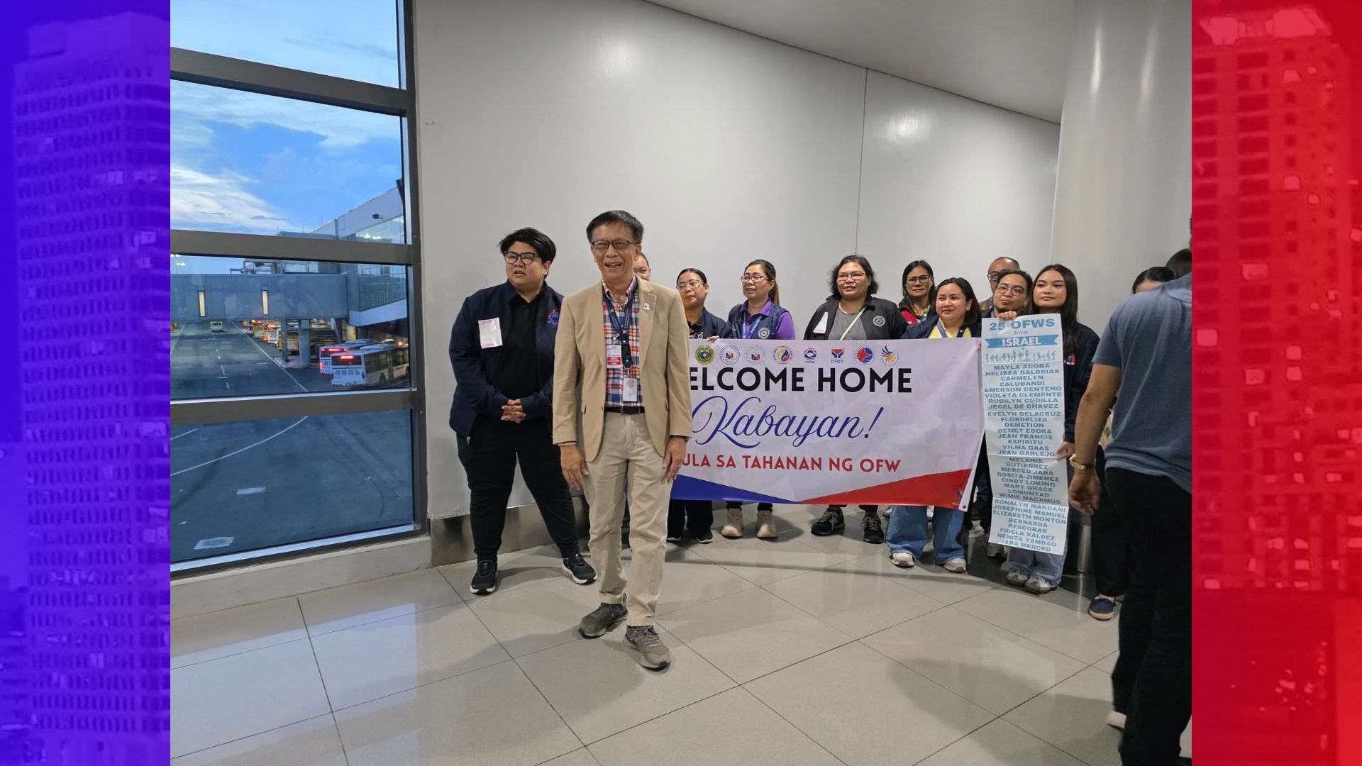 25 pang Pinoy mula Israel nakauwi na ng bansa