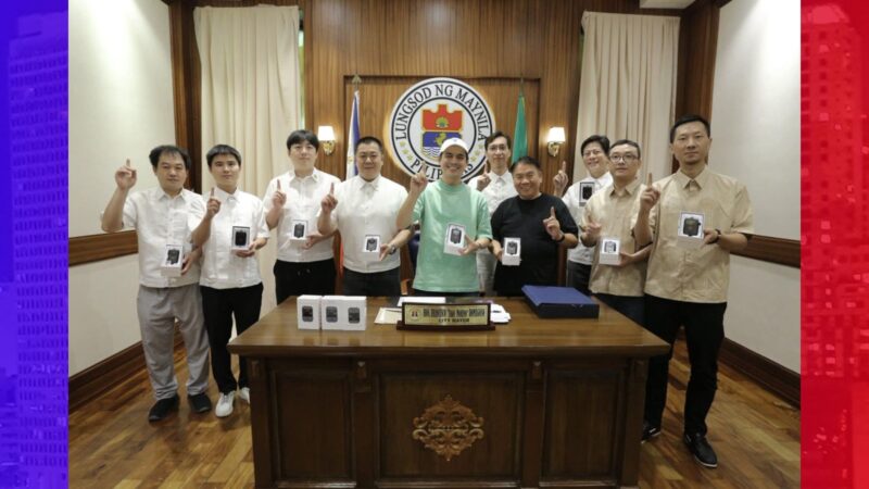 100 Body Cameras na donasyon sa Manila City LGU, ipapamahagi sa traffic enforcers