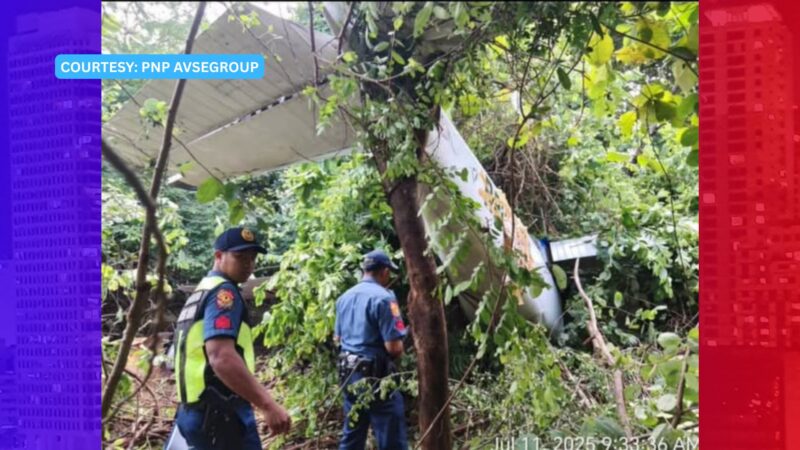 Cessna Plane bumagsak sa Zambales, 4 ang sugatan
