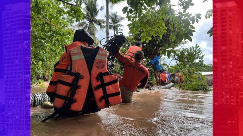 200 residente na na-stranded sa isang barangay sa Puerto Princesa nasagip ng Coast Guard