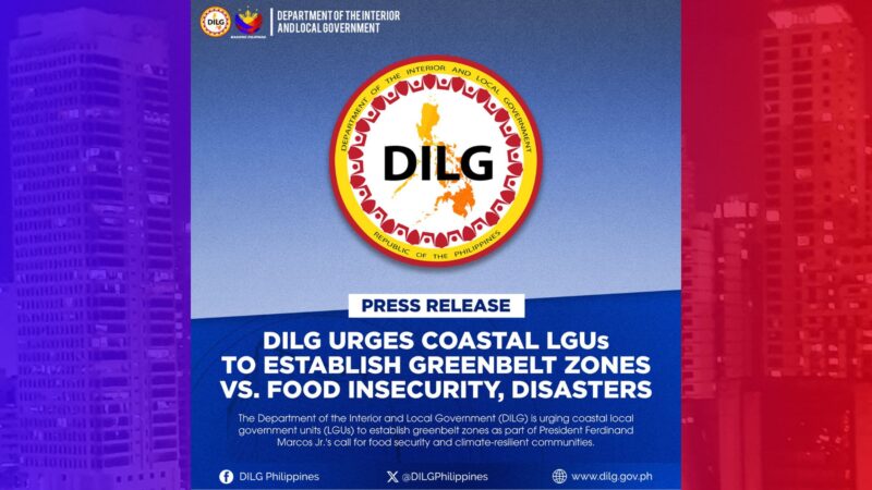 LGUs sa coastal areas inatasan ng DILG na maglagay ng greenbelt zones panlaban sa storm surge