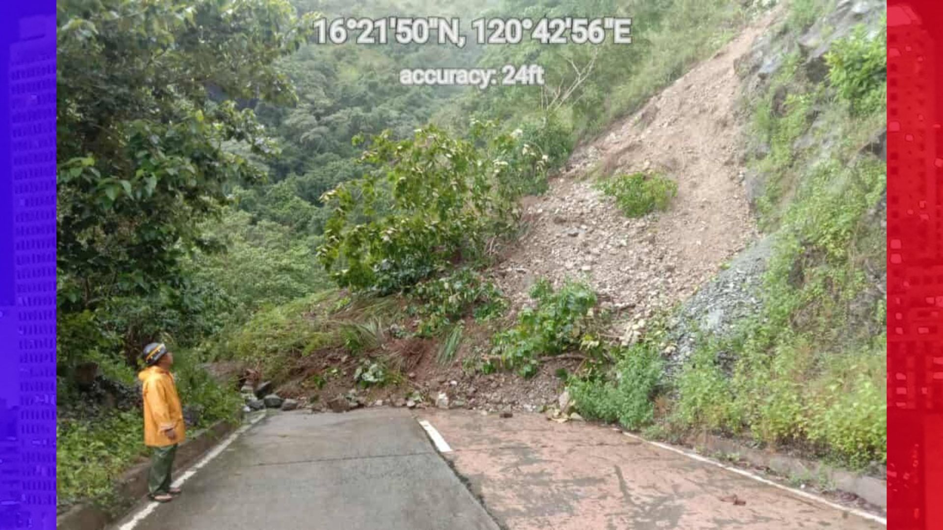 4 na national roads sarado sa mga motorista dahil sa epekto ng Bagyong Crising