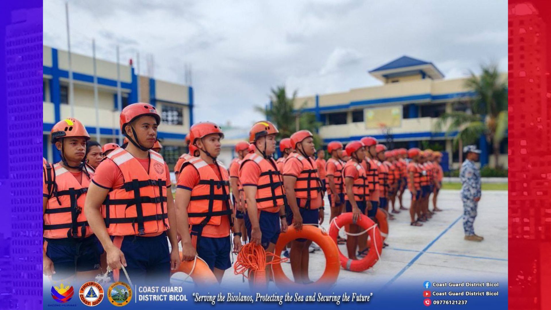 Deployable Response Team inihanda ng Coast Guard sa Bicol Region dahil sa inaasahang epekto ng Bagyong Crising